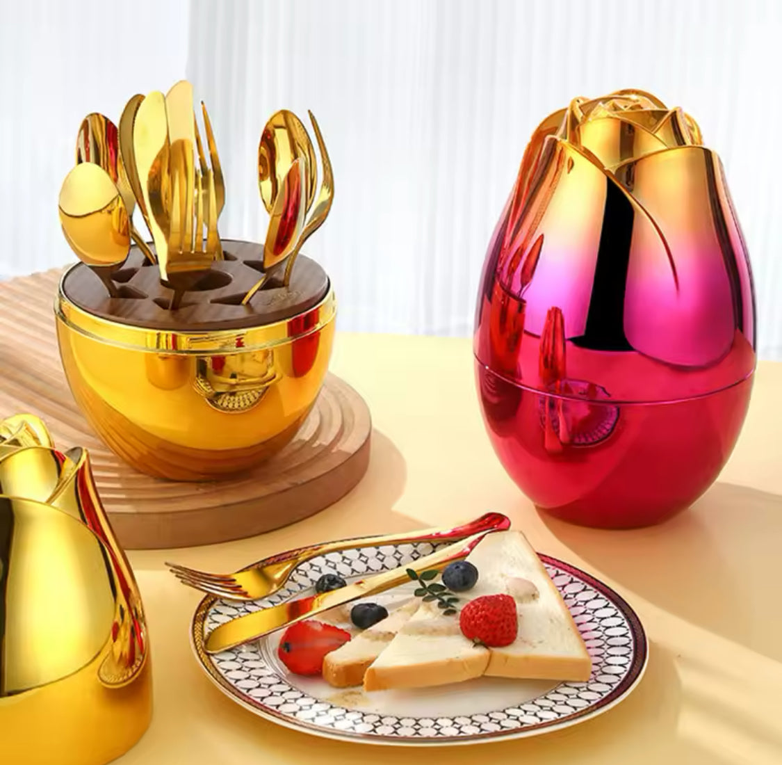 Stainless Steel Fork Spoon Set With Egg Shaped Case, Multipurpose Tableware Cutlery Set, Spoons Forks Utensils Organizer Stainless Steel Fork Spoon Set With Egg Shaped Case, Multipurpose Tableware Cutlery Set, Spoons Forks Utensils Organizer